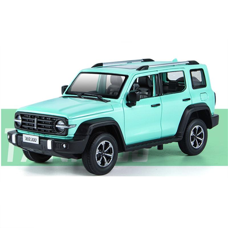 Внедорожная версия 1:24 Tank 300 SUV, модель автомобиля из сплава, литая под давлением металлическая игрушка, внедорожники, модель автомобиля, звук и свет, подарки для детей