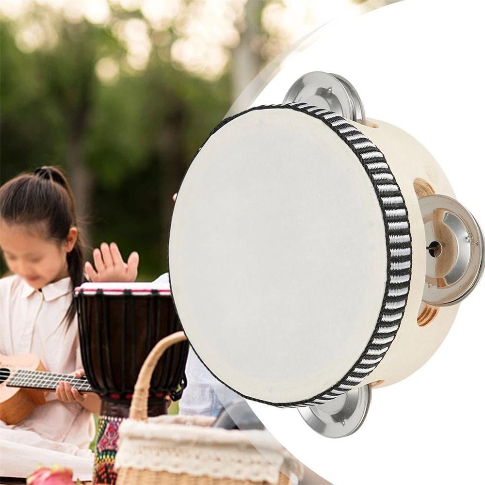 Drumming Toy Handheld Drum 4/6/8/10inch Kids Drum Children Toys Tambourine  Musical Instruments