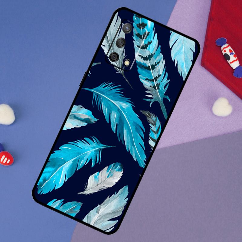 Чехол-перо для Oppo A78 A18 A38 A74 A94 A54 A58 A98 A80 A60 A40 A96 A76 A16 A15 A17 A57 A5 A6 Pro