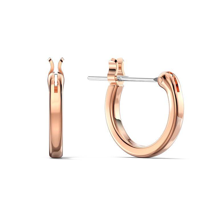 Swarovski Мини Проколотые Имбирные Хрустальные Серьги Женские Серьги Белое Розовое Золото 5567528