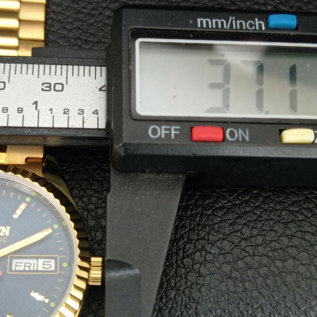АВТОМАТИЧЕСКИЕ ВИНТАЖНЫЕ ВОССТАНОВЛЕННЫЕ ЯПОНСКИЕ МУЖСКИЕ ЧАСЫ CITIZEN 8200 С СИННИМ ЦИФЕРБЛАТОМ a445357-1