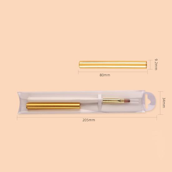 Кисть для дизайна ногтей Кисть для наращивания ногтей Гелевая гелевая кисть Строитель Кисть для ногтей Кисть для художественного лайнера