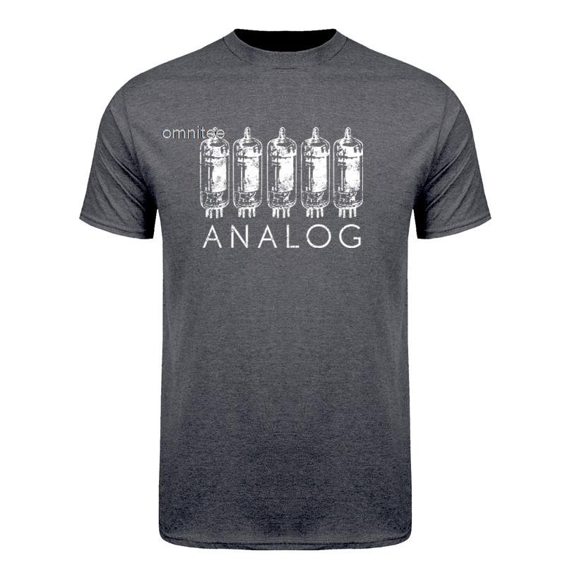 Analog Vacuum Tube TShirt for Radio and Amp Collectors Funny Electron Valve Lover T Shirts Summer Streetwear Gifts HJ057