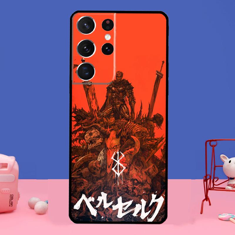 Чехол Berserk Guts Anime для Samsung Galaxy S20 FE S21 Ultra Note 20 S8 S9 S10 Note 10 Plus S22 Ultra