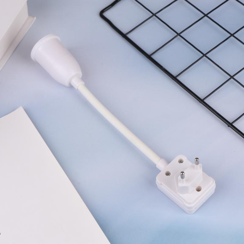 1 шт. Вилка США в патрон для лампы E27, переходник, светодиодная лампа, настенный гибкий держатель для лампы, конвертер с выключателем, гнездо для светодиодной лампы-головки