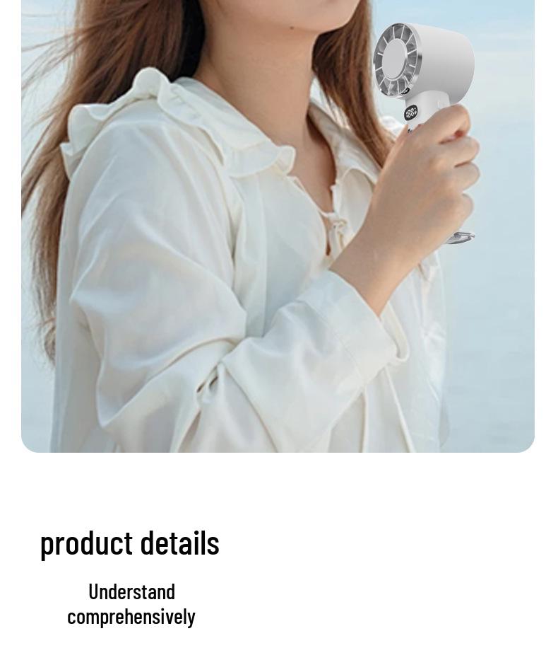 Portable Turbo Cooling Fan with Semiconductor Ice Pack