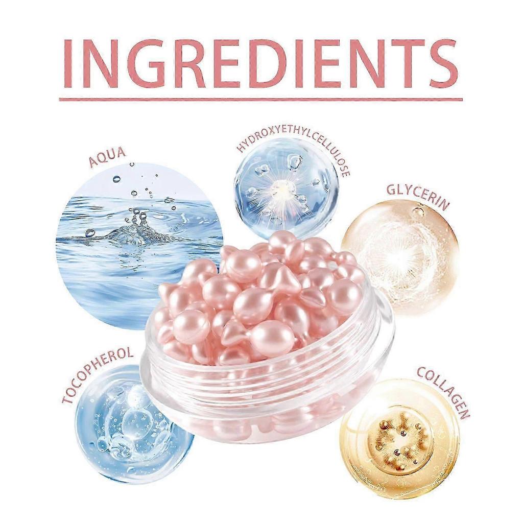 Anti-Wrinkle Facial Essence Capsules - Hydrating, Firming & Elasticity Boosting with Collagen & Tocopherol
