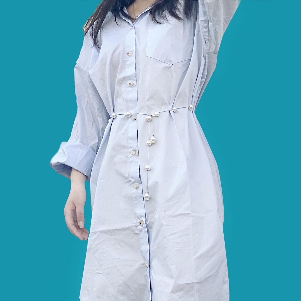 Жемчужная металлическая цепочка на талию для женщин с застежкой-крючком Элегантный модный аксессуар для платьев