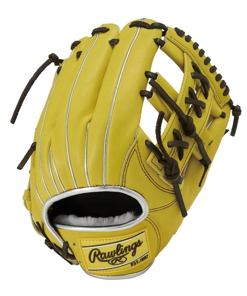 Rawlings PRO EXCEL Baseball Glove Color Palette Infield inches HOH® - - GR5FHECN54FS, Glove, Yellow, 11.5 (Right-handed throw)