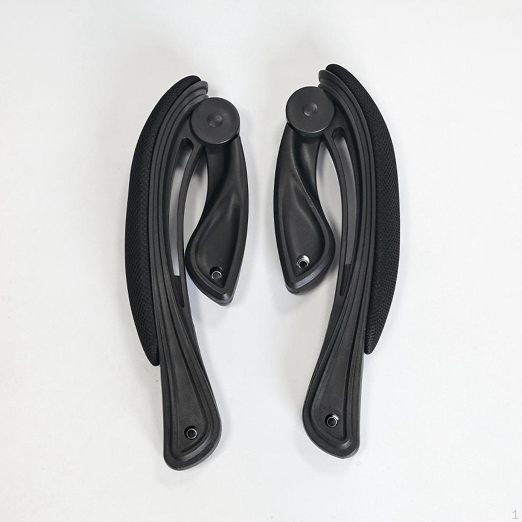 1 Pair Office Chair Adjustable Arms, Armrests with Pads for Most Gaming Swivel Chairs, Easy