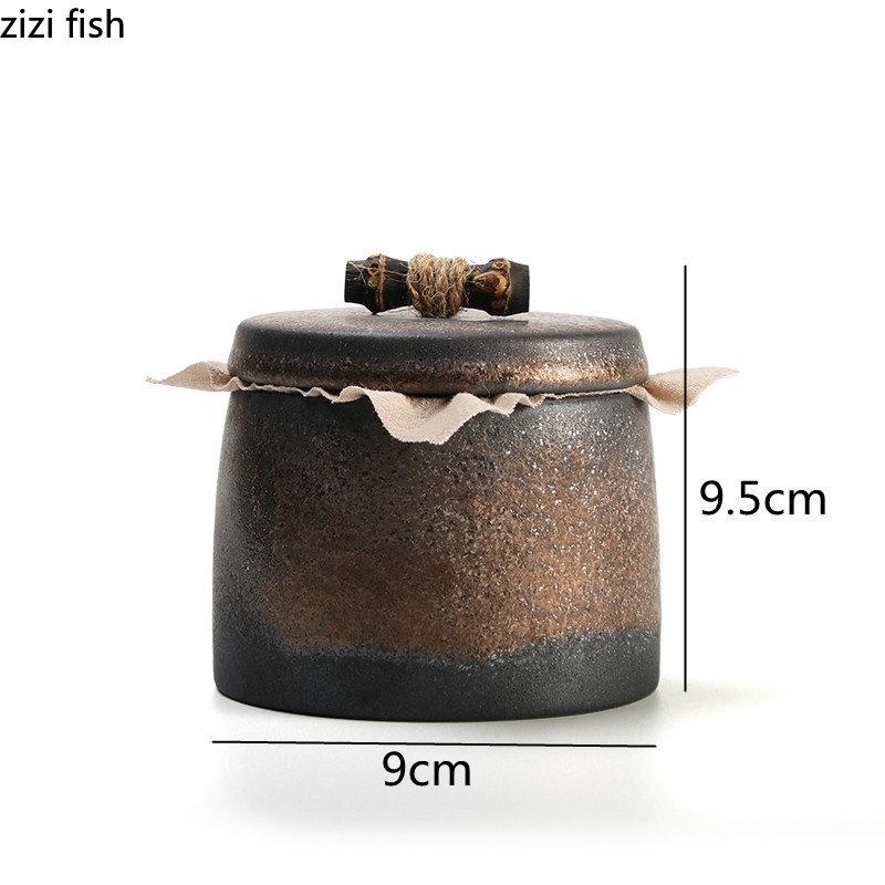 Керамическая чайница, герметичная влагостойкая емкость для чая, чайная банка, контейнер для чая, органайзер для чая, емкость для хранения дома, банка для конфет, коробка для хранения