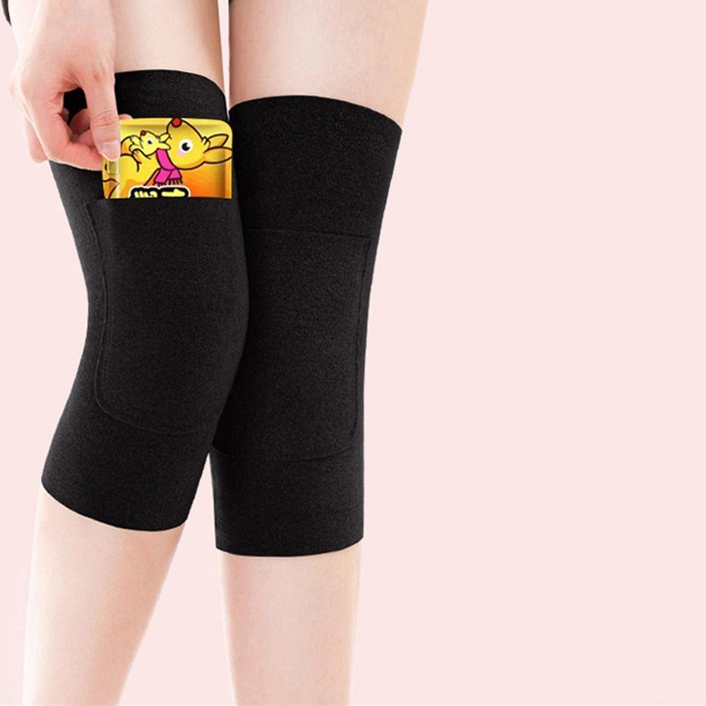 Thickened Warm Knee Sleeve Velvet Knee Support Extended Leg Sleeves Unisex