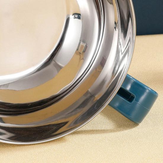 Чаша для лапши Прочная легкая салатница из нержавеющей стали большой емкости с ручкой для дома