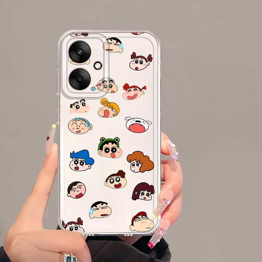Phone Case for Xiaomi Mi 11T Pro 11 Lite Soft Phone Cover Crayon Shin Chan Pattern