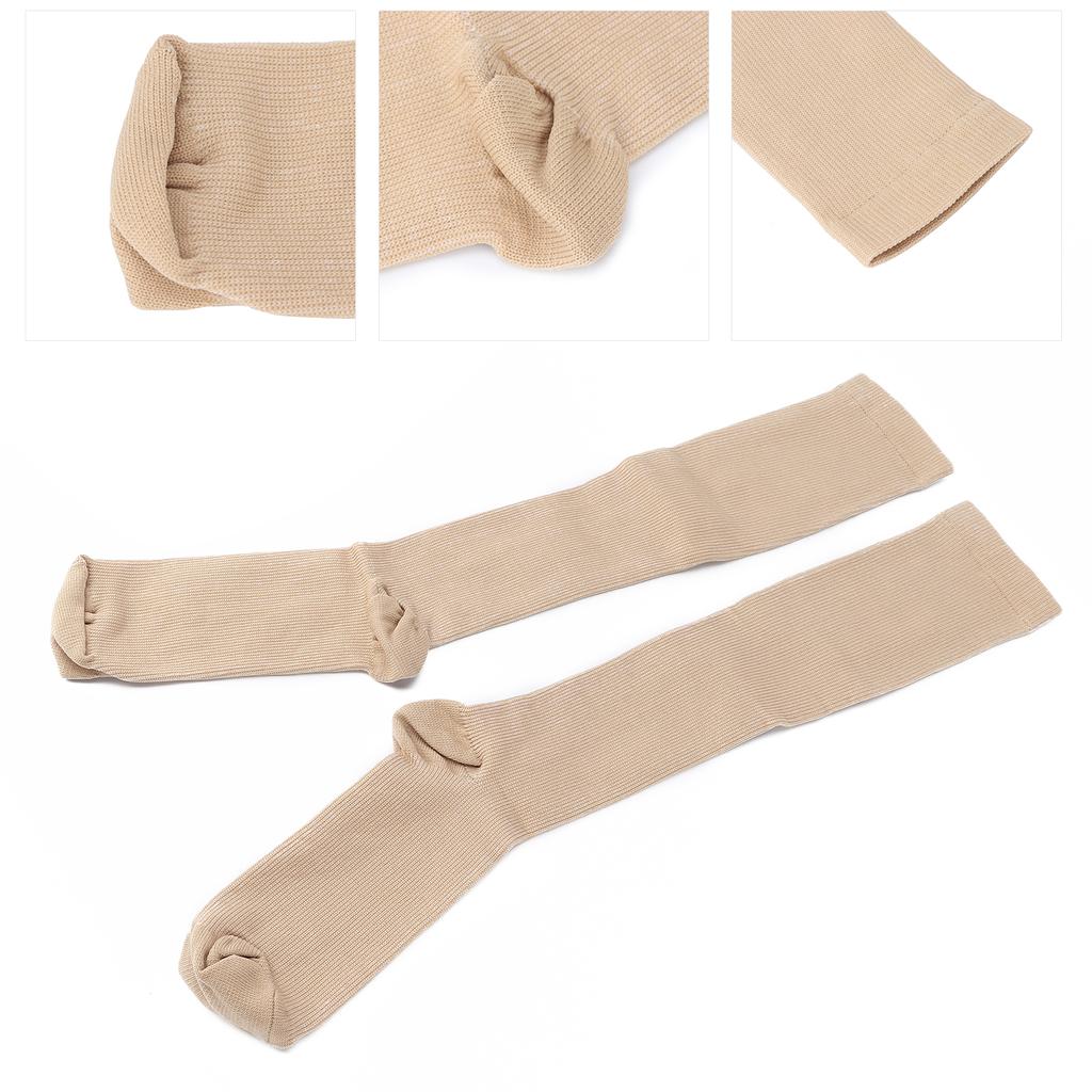 Дышащие компрессионные чулки для спорта на открытом воздухе, носки с закрытым носком, придающие форму ногам