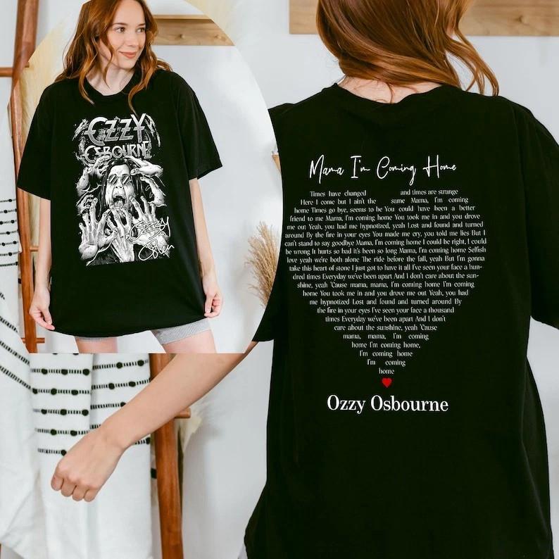 Mama I039m Coming Home Ozzy Osbourne Shirt Tribute To The Prince Of Darkness Tee Unisex T-Shirt