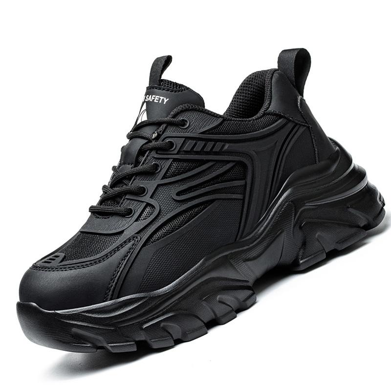 Защитная обувь с металлическим подноском, нескользящие ботинки с защитой от ударов, неубиваемая защитная обувь, рабочие ботинки для женщин
