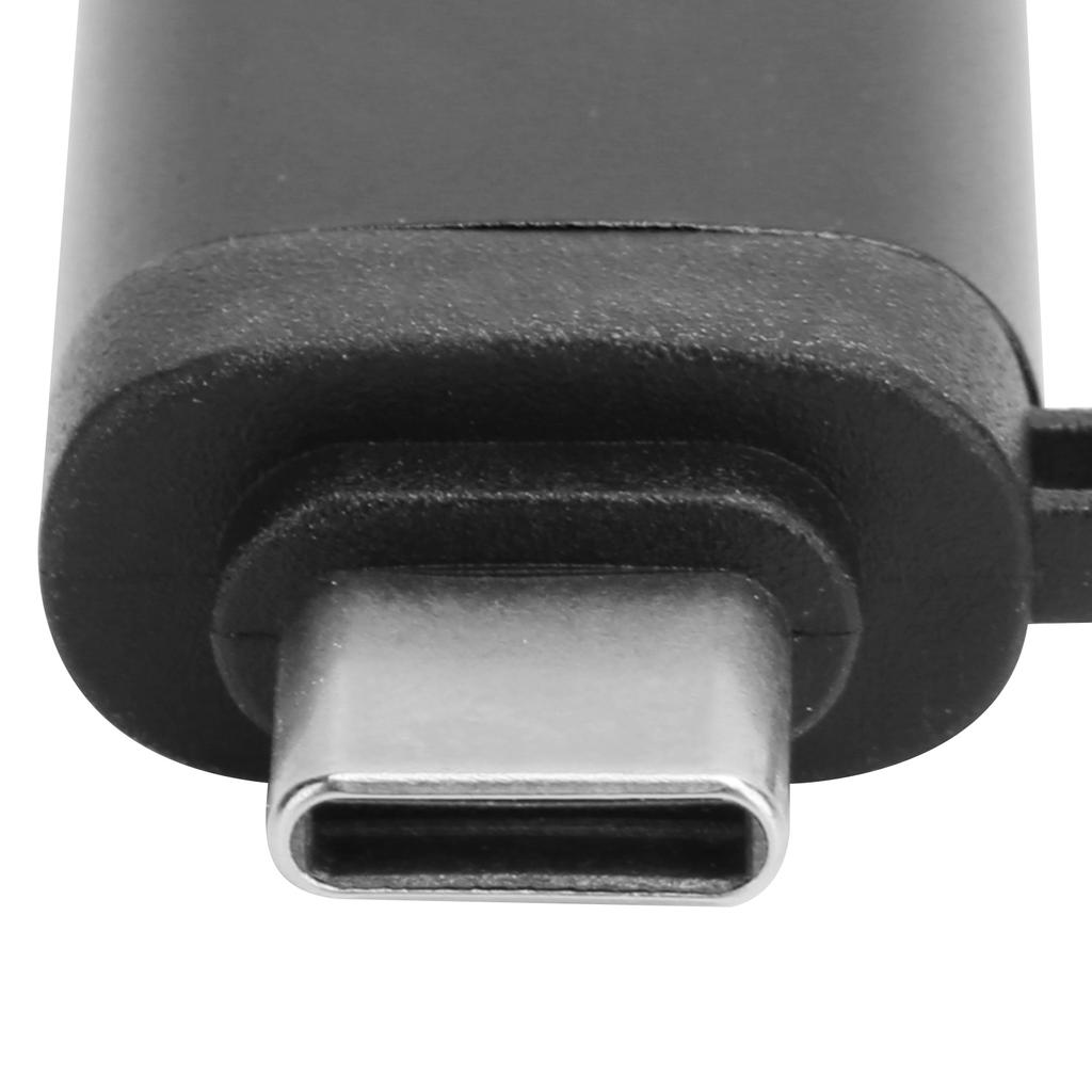 USB3.0 Female на TypeC Адаптер Конвертер Зарядка Данные OTG Растягивающийся HD Без Цепочки(Серебряный )