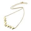 [P5039] - Gold-Plated Necklace 'Sissi' White Gold