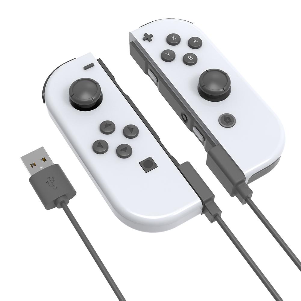Portable Charger Cable for Joycon Controller 2.5M Travel Charging Cables Charging Cord for Switch Controller Charger