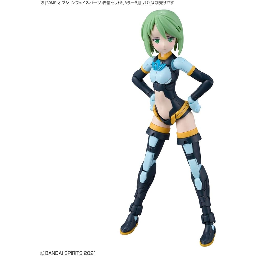 Bandai Spirits 30MS Набор сменных лицевых частей Expression Set 5 Цвет B Предварительно окрашенная пластиковая модель
