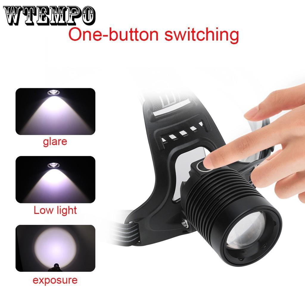 Налобный фонарь ST-XHP70 светодиодный перезаряжаемый фонарик с зумом 18650 Light