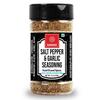 SARANZ Salt Pepper Garlic Mix Exotic Seasoning, Ideal for Main Dishes, Appetizers, Snacks, and Savories,Instant Seasoning - 100 Grams Sprinkler Jar