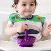 Набор силиконовых шариков-присосок и ложек Bumkins, фиолетовый, 1 комплект, Популярные корейские товары для родителей