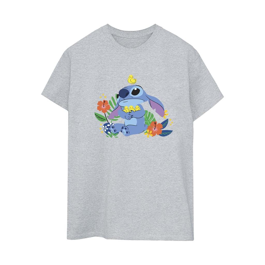 Disney Womens/Ladies Lilo & Stitch Birds Cotton Boyfriend T-Shirt