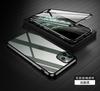 Double Sided Glass 360 Magnetic Adsorption Metal Case For iPhone 14 13 12 11 Pro Mini XS Max XR  For iPhone 7 8 14 Plus Cover