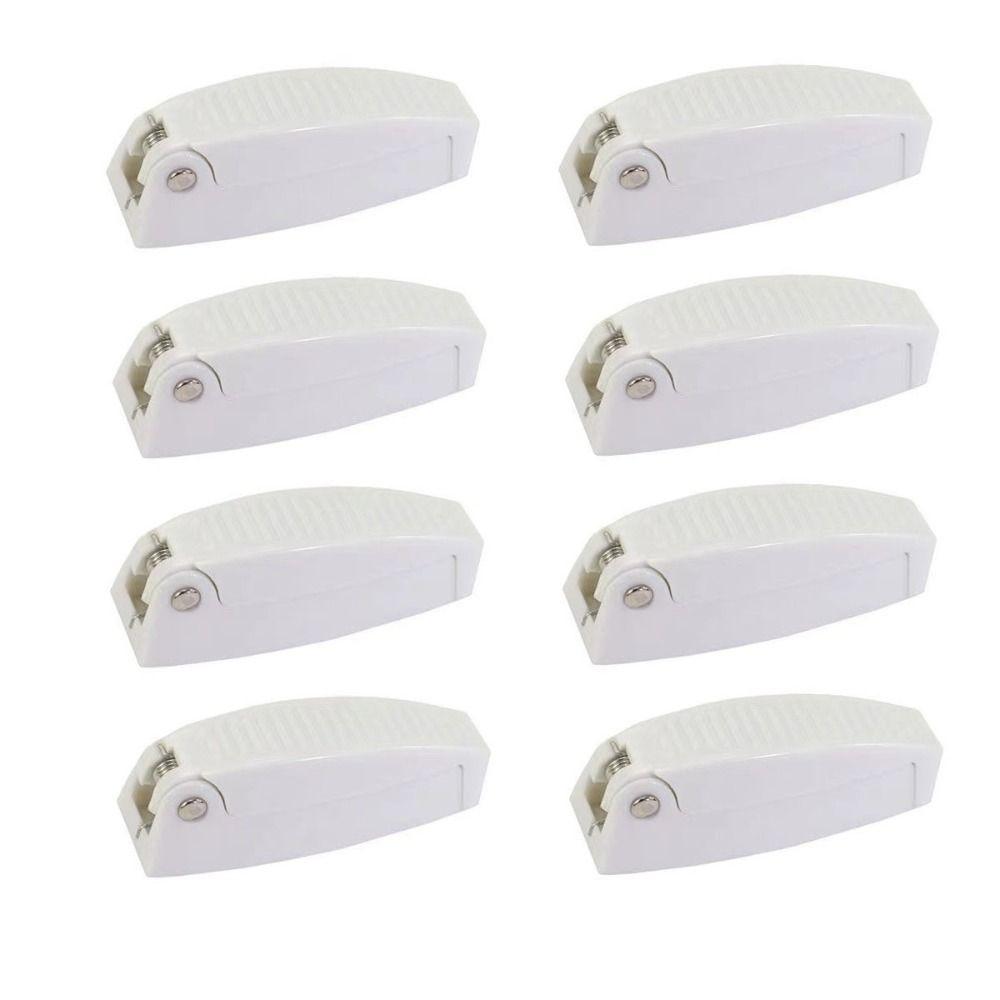 Plastic RV Door Catch White Compartment Lock Clips Baggage Door Clip  Camper Trailer