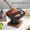 Mini BBQ Alcohol Stove Grill Japanese One Person Cooking Oven Non-Stick Outdoor