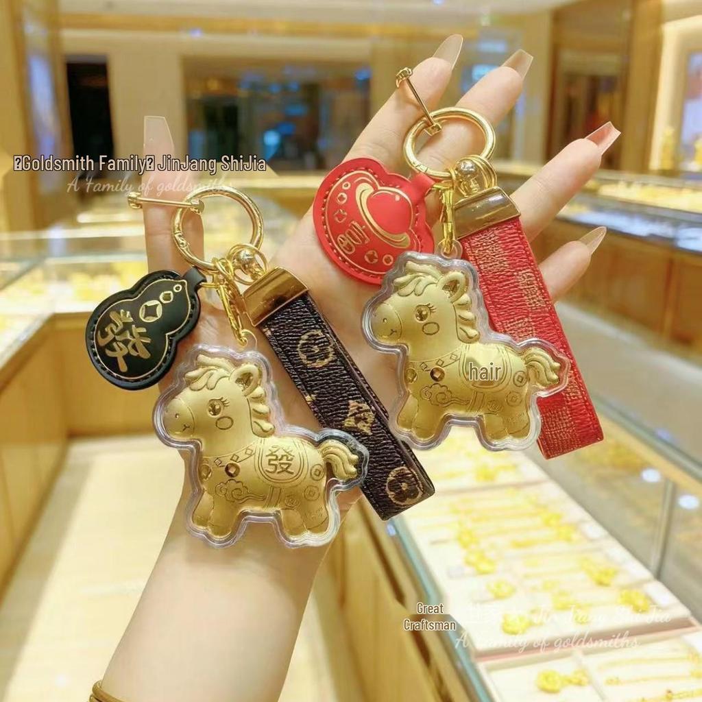 Кулон-брелок Пегас из золота 999 пробы - Подарок в стиле принцессы