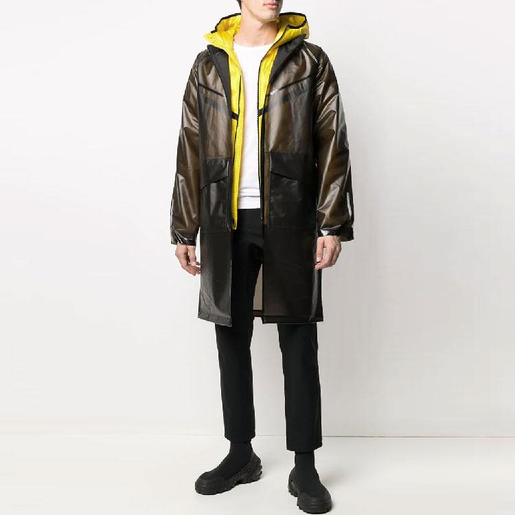 Nike Colorblock Hooded Down Jacket Men's Black CU3770-010