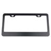 Car License Plate Frame Stainless Steel Waterproof Rust Resistant Black Universal for Most