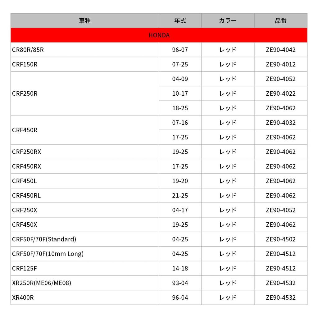 ZETA RACING кованый рычаг переключения передач красный высокопрочный износостойкий насечка Dirtfreak F6848 модель CRF50F/CRF70F/CRF125F, CRM50/80, DT230LANZA противоскользящий (Старый