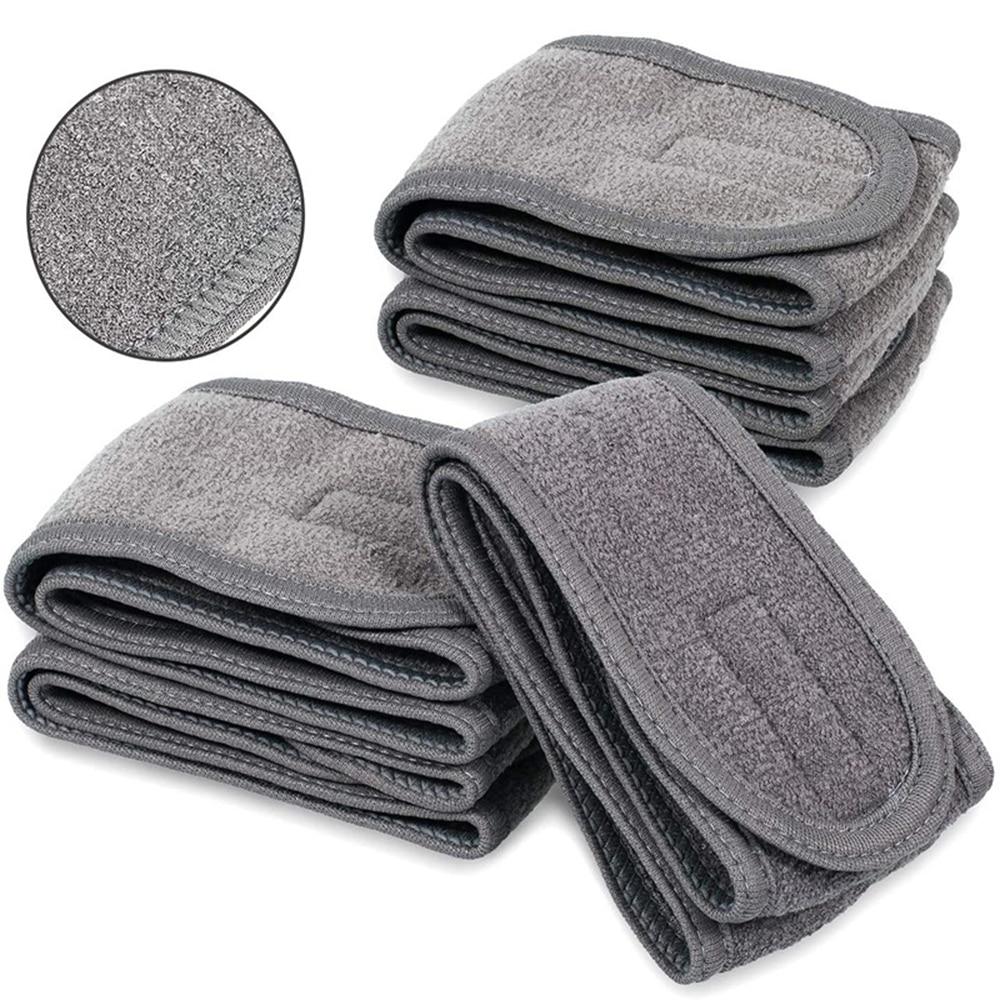 Женская регулируемая повязка на голову для спа-салона, повязка на голову для ванны и макияжа, повязка для волос для мытья лица, мягкое полотенце, аксессуары для макияжа для волос