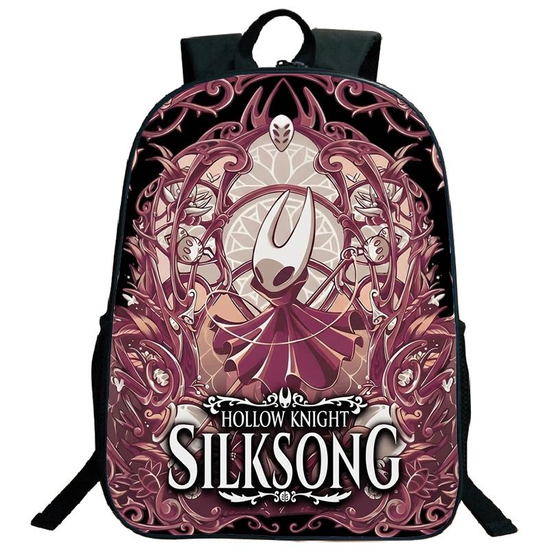 Рюкзак Hollow Knight 2 Silksong Школьный рюкзак Хорнет Магнит на холодильник Мальчик Дети Ребенок Ребенок Подросток Школьный рюкзак Первоклассник Школьная сумка Подростковая сумка