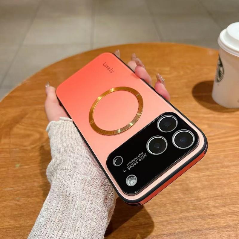 Magnetic Gradient Phone Case IPhone 18 Pro Max Shockproof Full Body Hard Cover