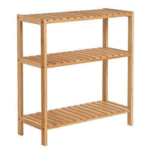 Bamboo Bathroom/kitchen/shoe Rack, 60 X 26 X 66 Cm Perfect for Bathroom, Living Room, Hallway, Kitchen or Balcony.