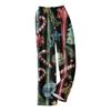 Женские повседневные модные фланелевые брюки с рождественским принтом, пижамные брюки
