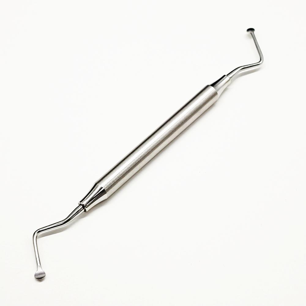 Зубной имплантат, хирургический экскаватор, ложка 4 мм/6 мм, уход за полостью рта, восстановительный инструмент для полости рта, хирургические инструменты с круглым наконечником, двойные концы