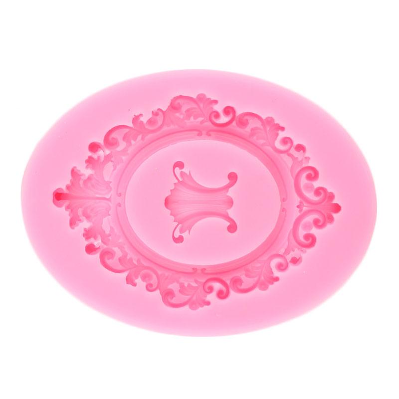 Цветочная кружевная рамка, силиконовая форма, бордюр для торта, полимерная глина, формы для конфет, рельефная рамка, форма для помадки, форма для выпечки шоколадных конфет, инструменты для украшения торта