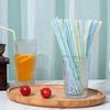 Одноразовые соломинки Разноцветные гнущиеся соломинки для питья Пищевой пластик Соломинки для горячих и холодных напитков Свадебные принадлежности для вечеринок