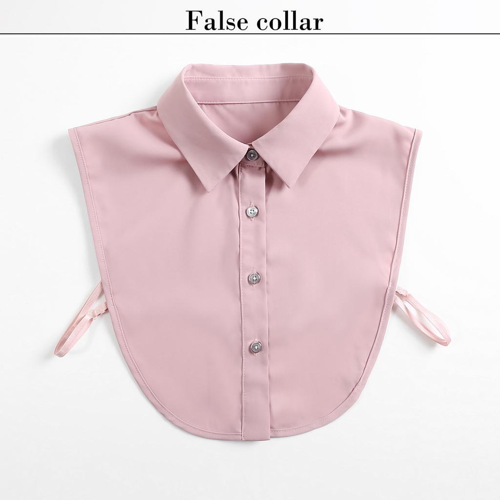 Ruffled Edge Pointed Collar Fake Collar For Women's Autumn & Winter Shirts Standing Collar Professional Collar Style Fur Collar