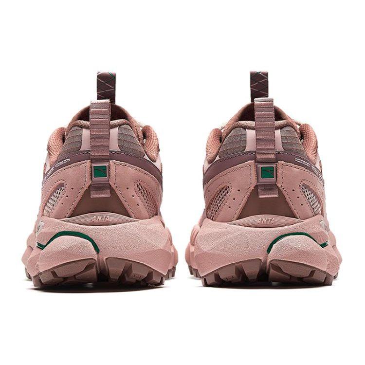 Anta Champion AG02 Удобные универсальные амортизирующие прочные низкие повседневные туфли женские кроссовки красно-коричневые 122418802A-4