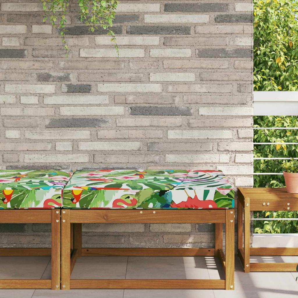 Outdoor Sofa Cushion Multicolored 80 x 80 x 8 cm Polyester