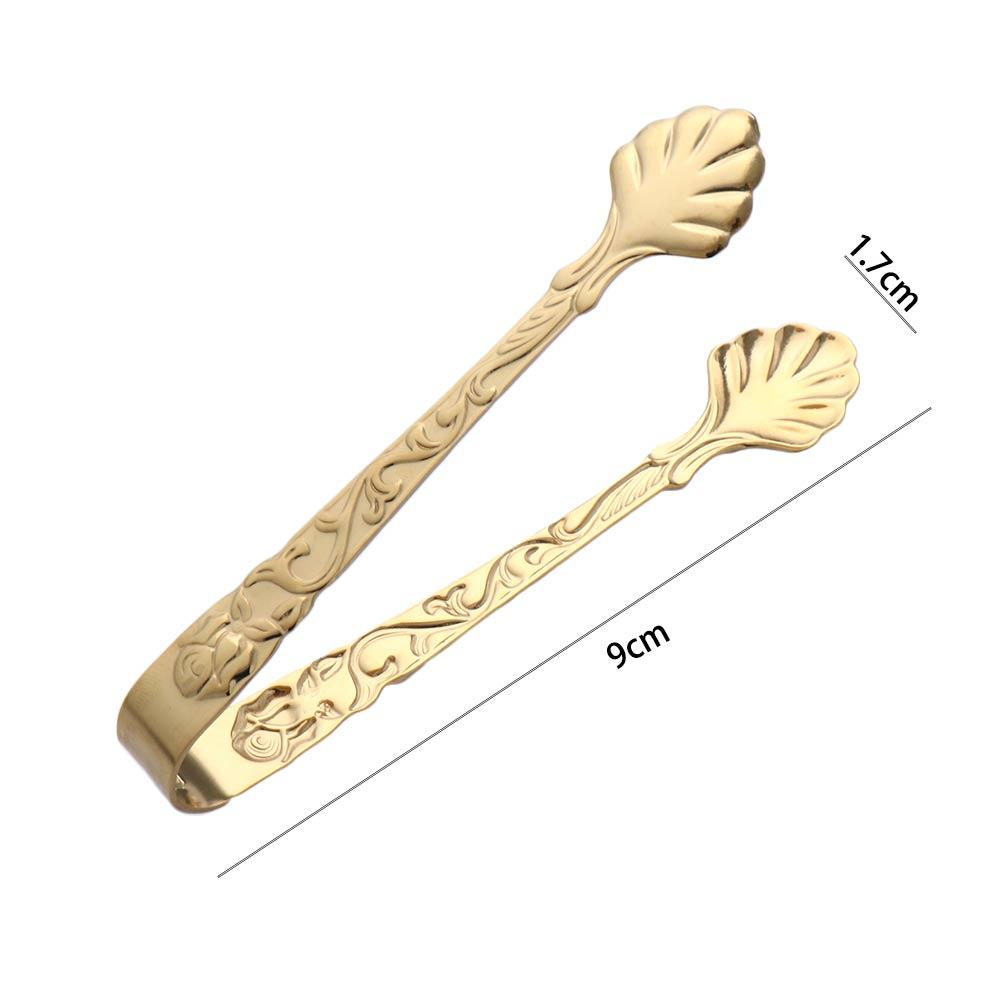 Mini Tea Bar Utensil Dessert Bread Cube Sugar Tongs Kitchen Accessories Ice Tongs Food Serving Clip