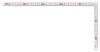 Shinwa Sokutei Flat Curved 50cm shaku 5 Dual 11181 Ruler, White, (1 sun), Graduations,