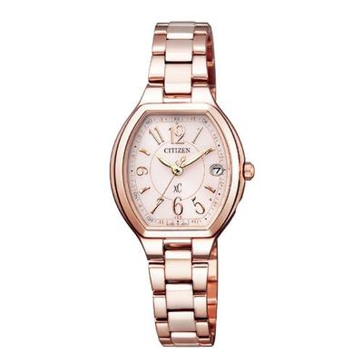 ES9365-54W ( Часы xC Eco-Drive радиоуправляемые H060 Нержавеющая сталь Line Happy Flight Sakura Pink Tonneau)
